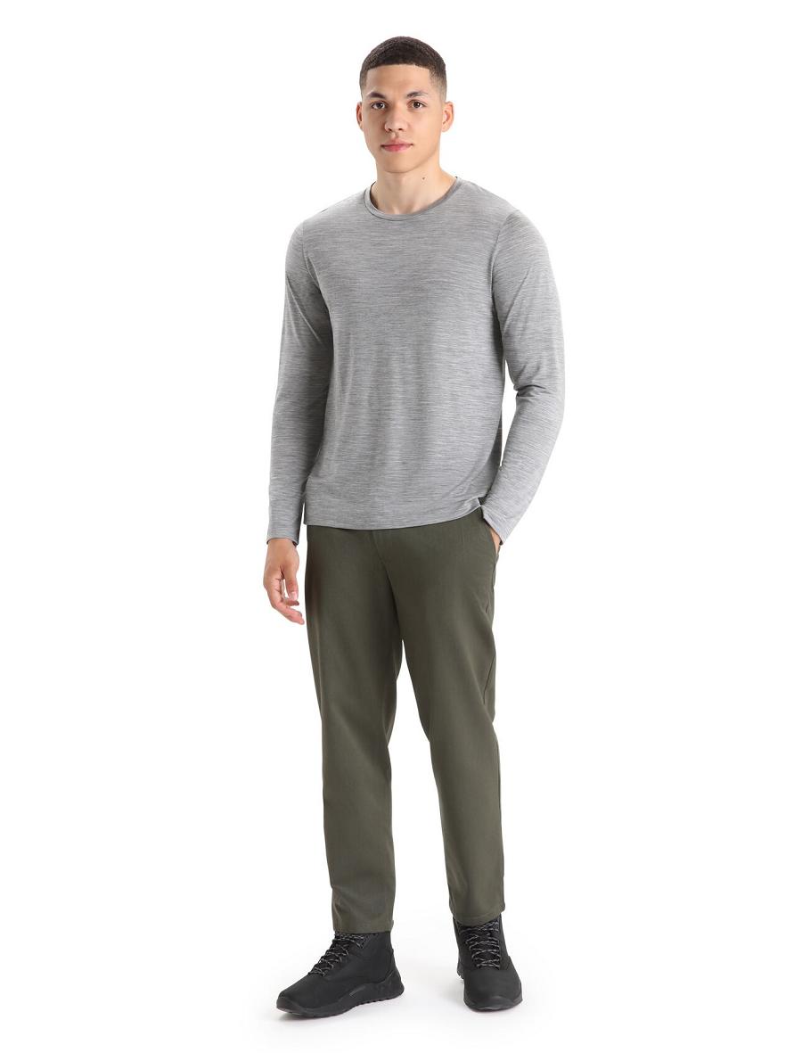 Long Sleeve Icebreaker Merino Sphere II T-Shirt Homme Grise | FR 1230ILHS